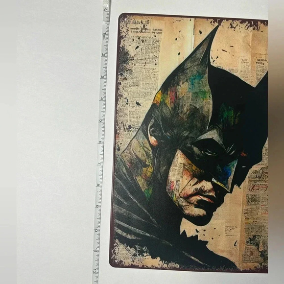 Batman - 8”w x 12”h Beautiful Metal Sign - BN - 🦇🎨 - Picture 3 of 5